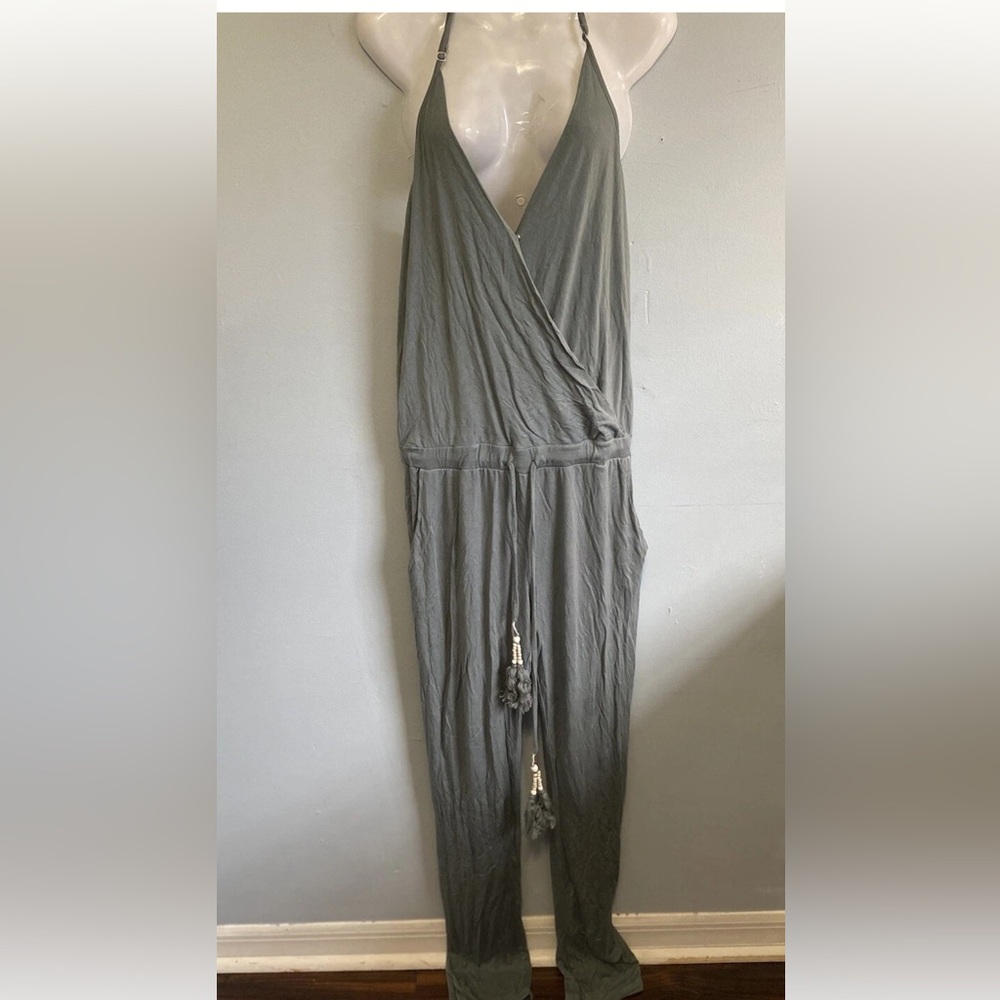 Young Fabulous & Broke Chrissy Jumpsuit Moss Green Ombre Medium NWT - Picture 2 of 11